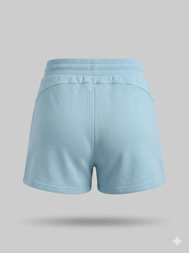 Niebiesko-Białe Szorty Dresowe Puma Damskie M – Color Block AquaMagic Outlet