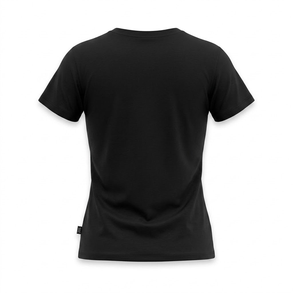 Czarny T-shirt Damski Puma z Sercem – Koszulka Sportowa/ Rozmiar S AquaMagic Outlet