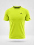 Koszulka Puma Męska Limonkowa Neon – T-shirt Sportowy S AquaMagic Outlet