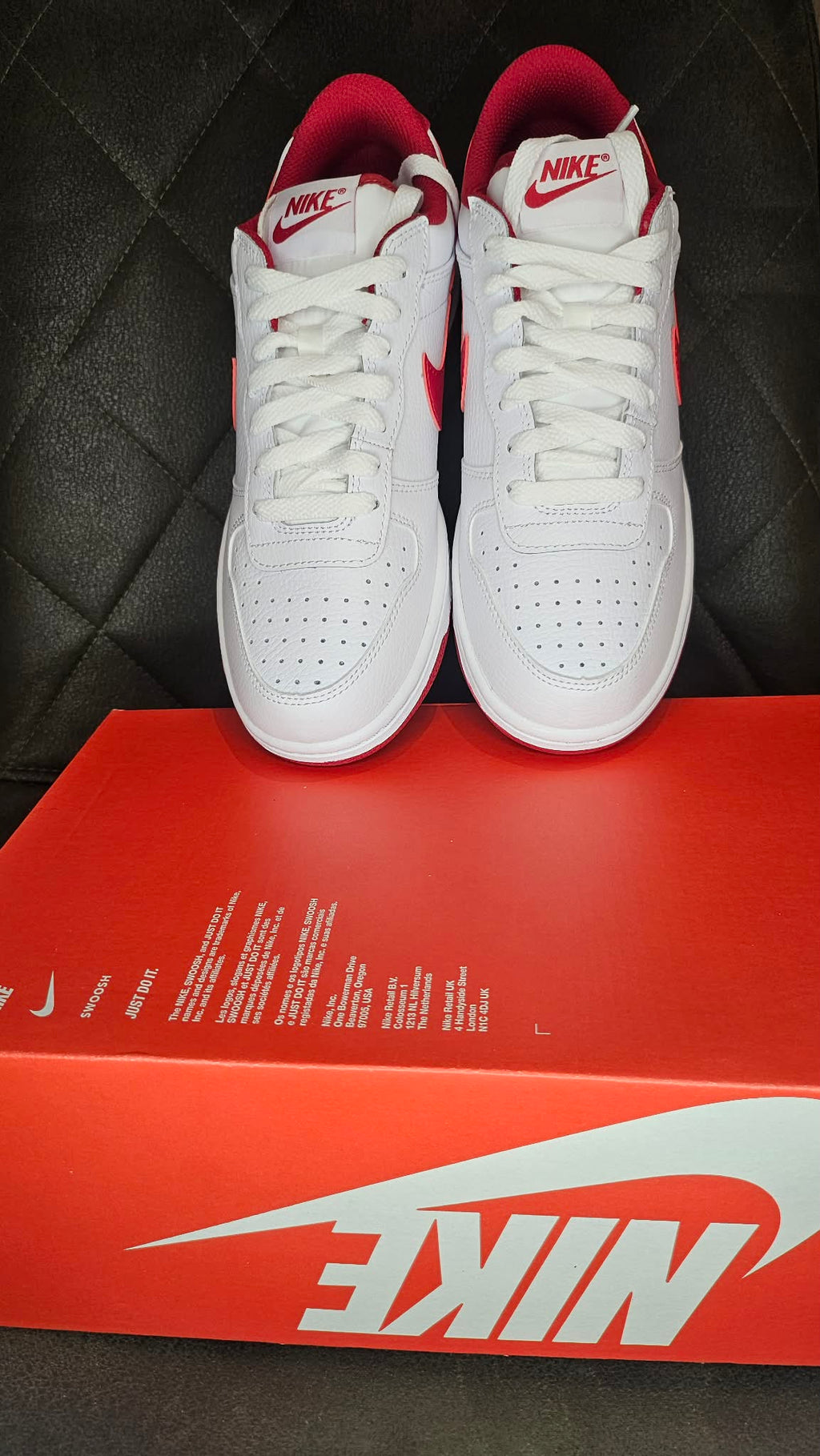 Buty Nike Big Low White / Gym Red – rozmiar 39