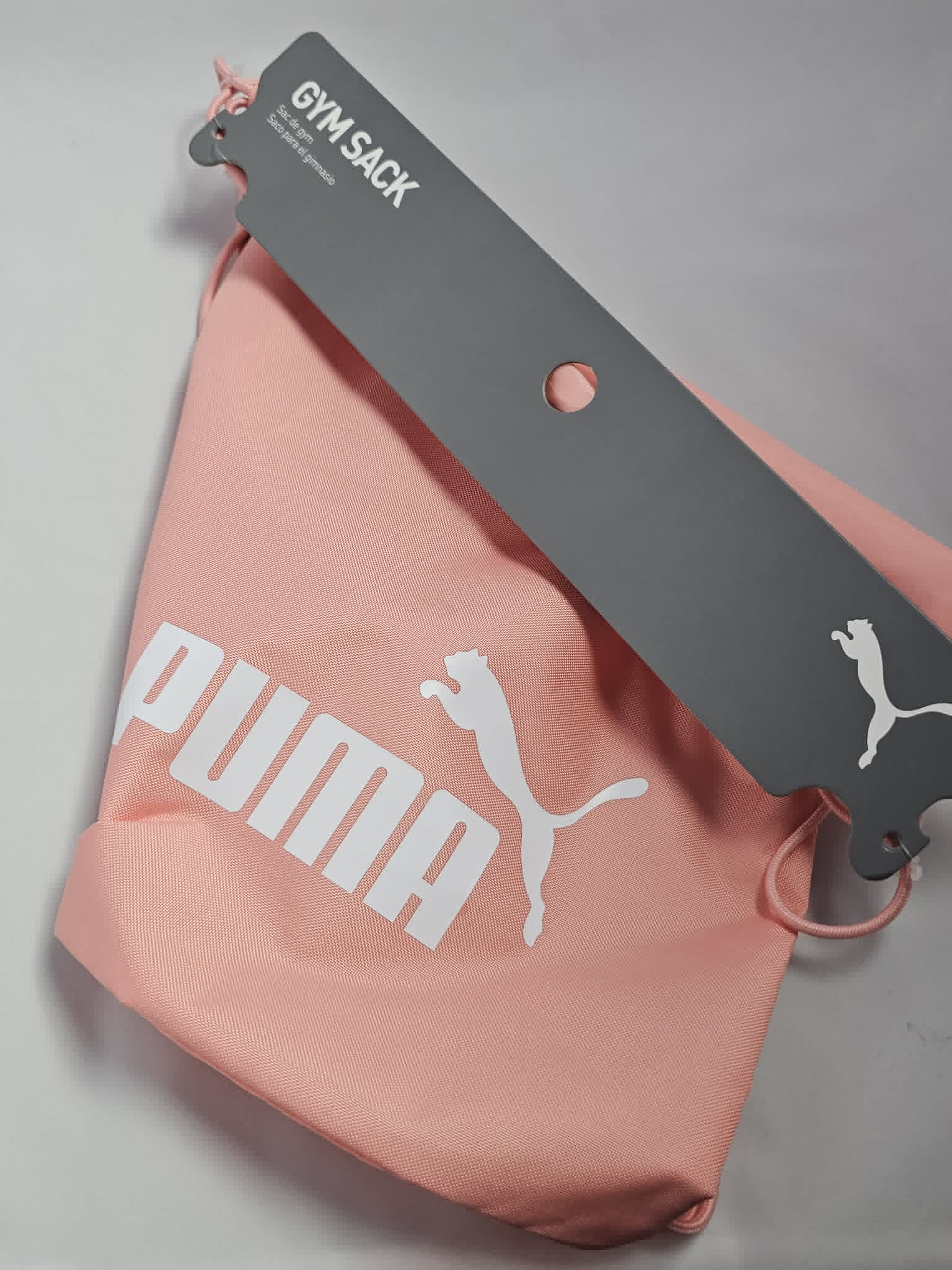 Brzoskwiniowy Worek Puma Phase Gym Sack | Lekki i Wytrzymały AquaMagic Outlet