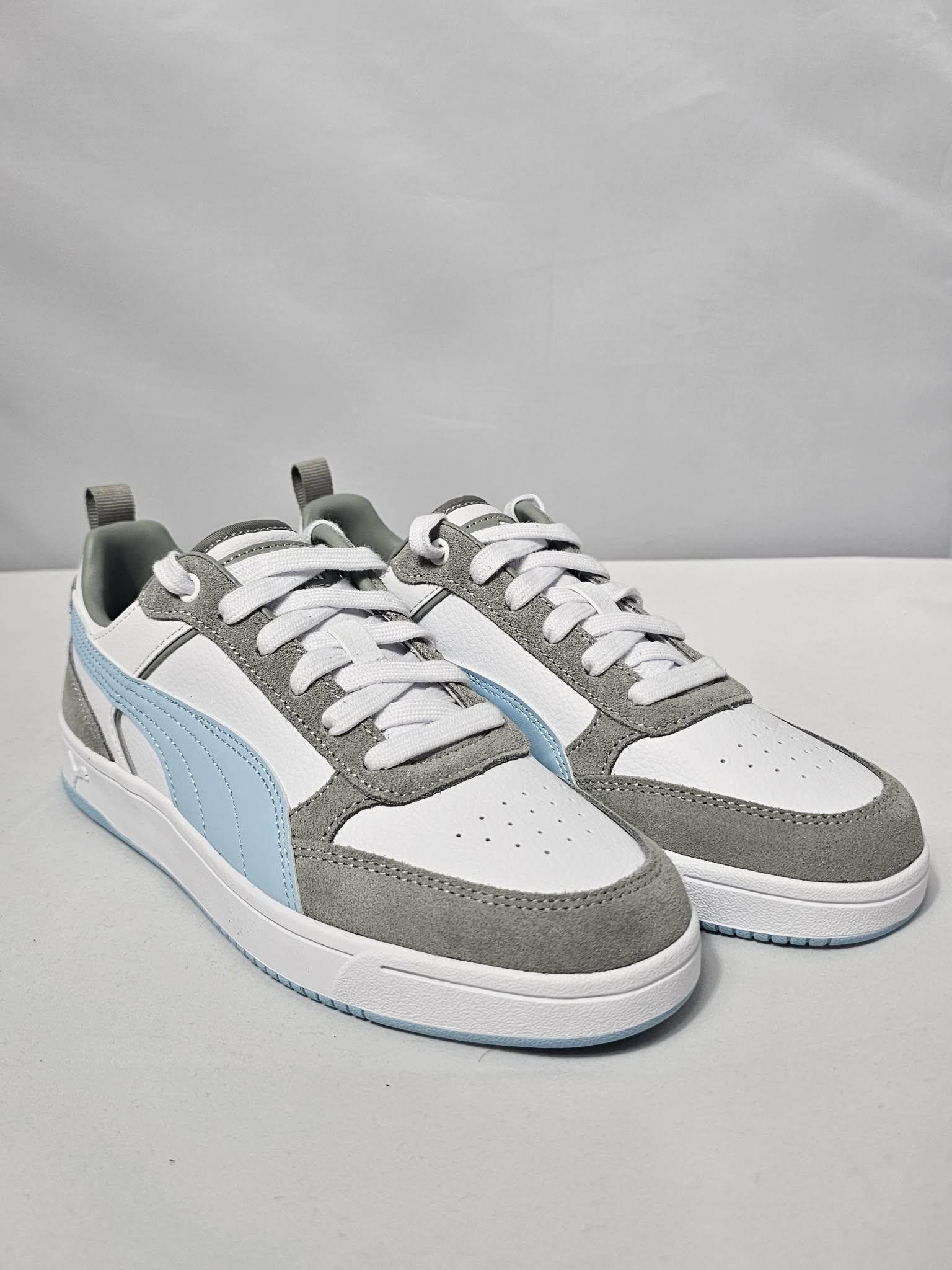 Puma Dribble SD Damskie Biało-Szare | Sneakersy Rozmiar 38.5 AquaMagic Outlet