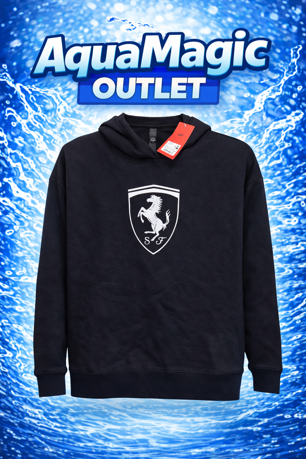 Puma Bluza z kapturem Ferrari Damska M