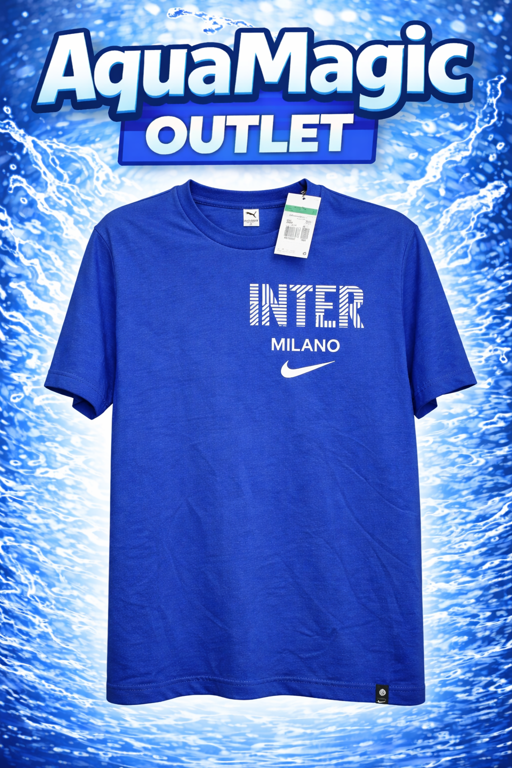 Nike T-Shirt Inter Milano Niebieski Męski XL