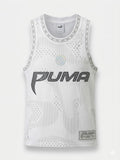 Tank Top Męski Puma Biały Mesh – Koszulka Sportowa Rozmiar L AquaMagic Outlet