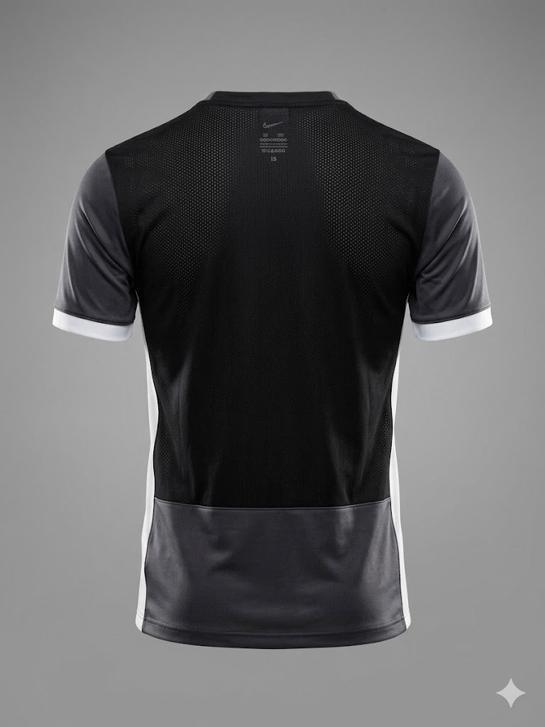 Koszulka Męska Nike Dri-FIT Slim Fit Czarno-Szara AquaMagic Outlet