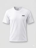 Biały T-shirt Puma – Klasyczna Koszulka Męska z Logo AquaMagic Outlet