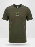 Koszulka Nike Męska Zielona Swoosh by Nike – Rozmiar S AquaMagic Outlet
