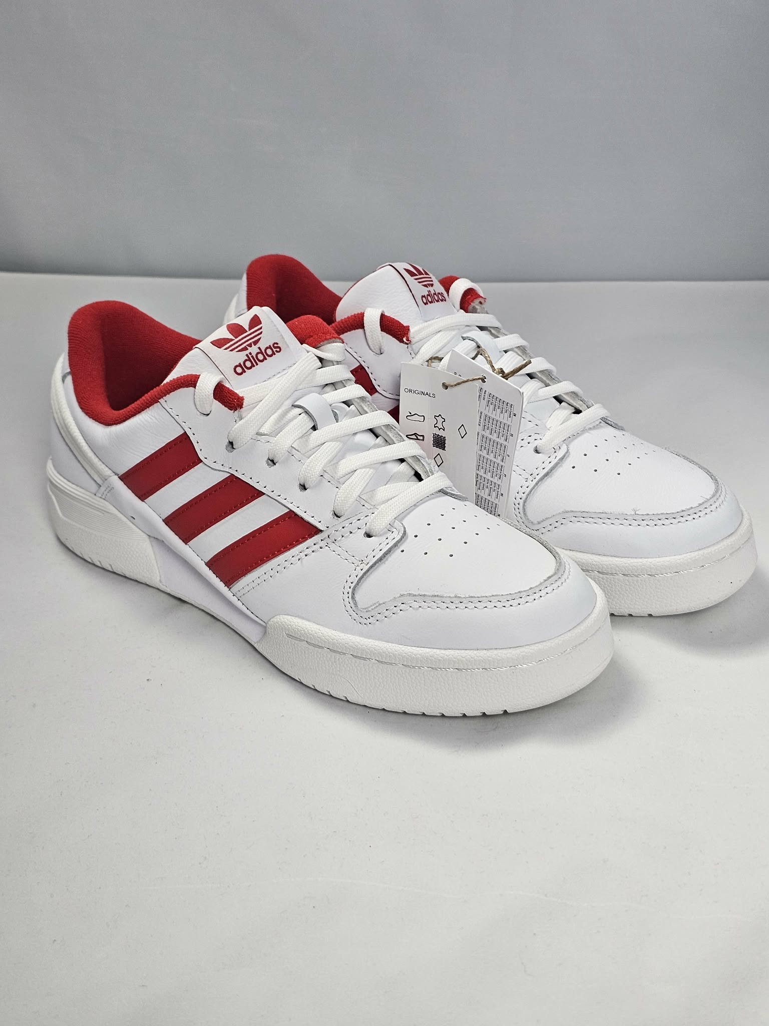 Adidas Team Court 2 STR Biało-Czerwone | Rozmiar 40 AquaMagic Outlet