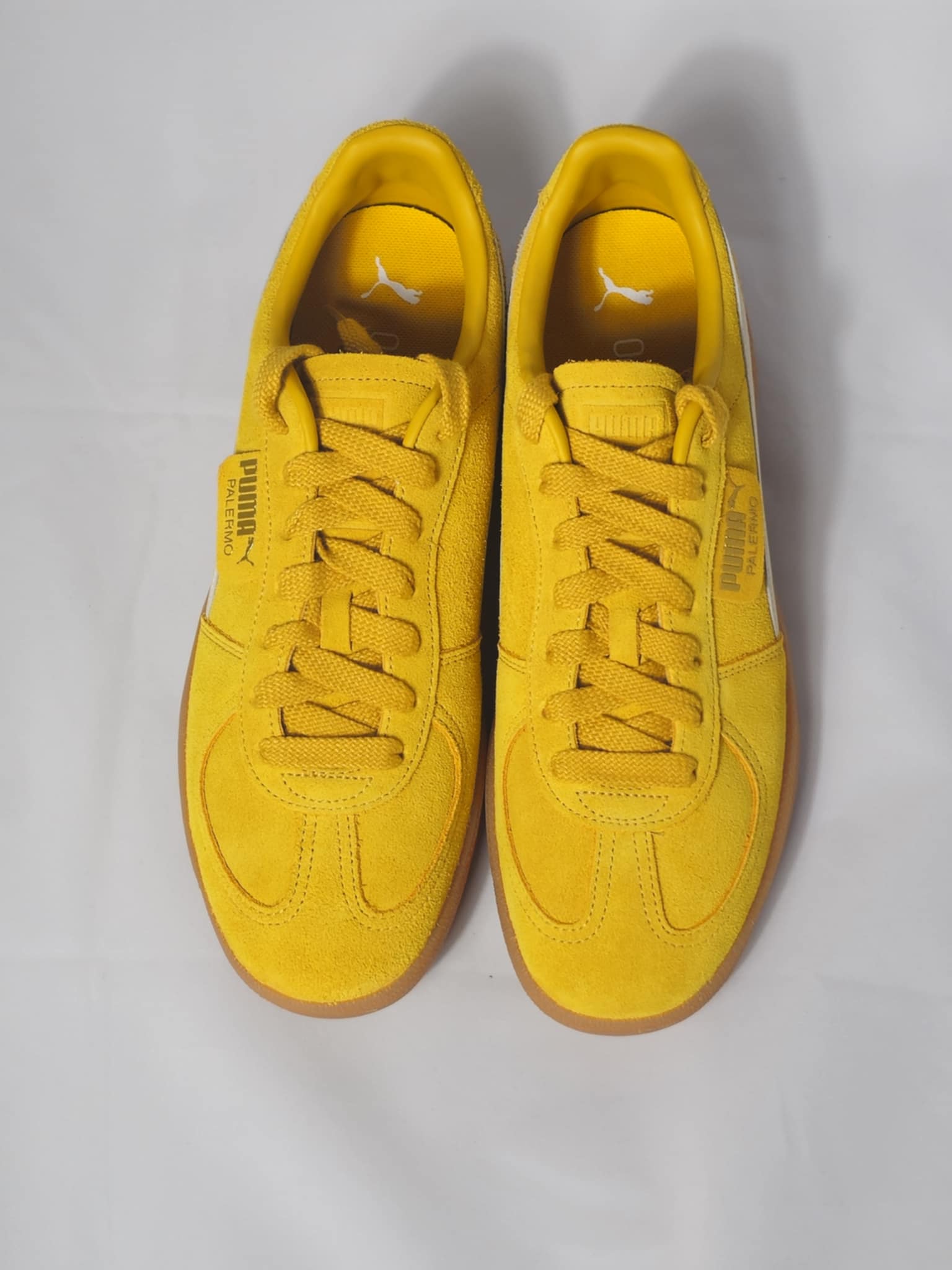 Puma Palermo Żółte Rozmiar 44.5 – Kultowe Sneakersy Retro AquaMagic Outlet
