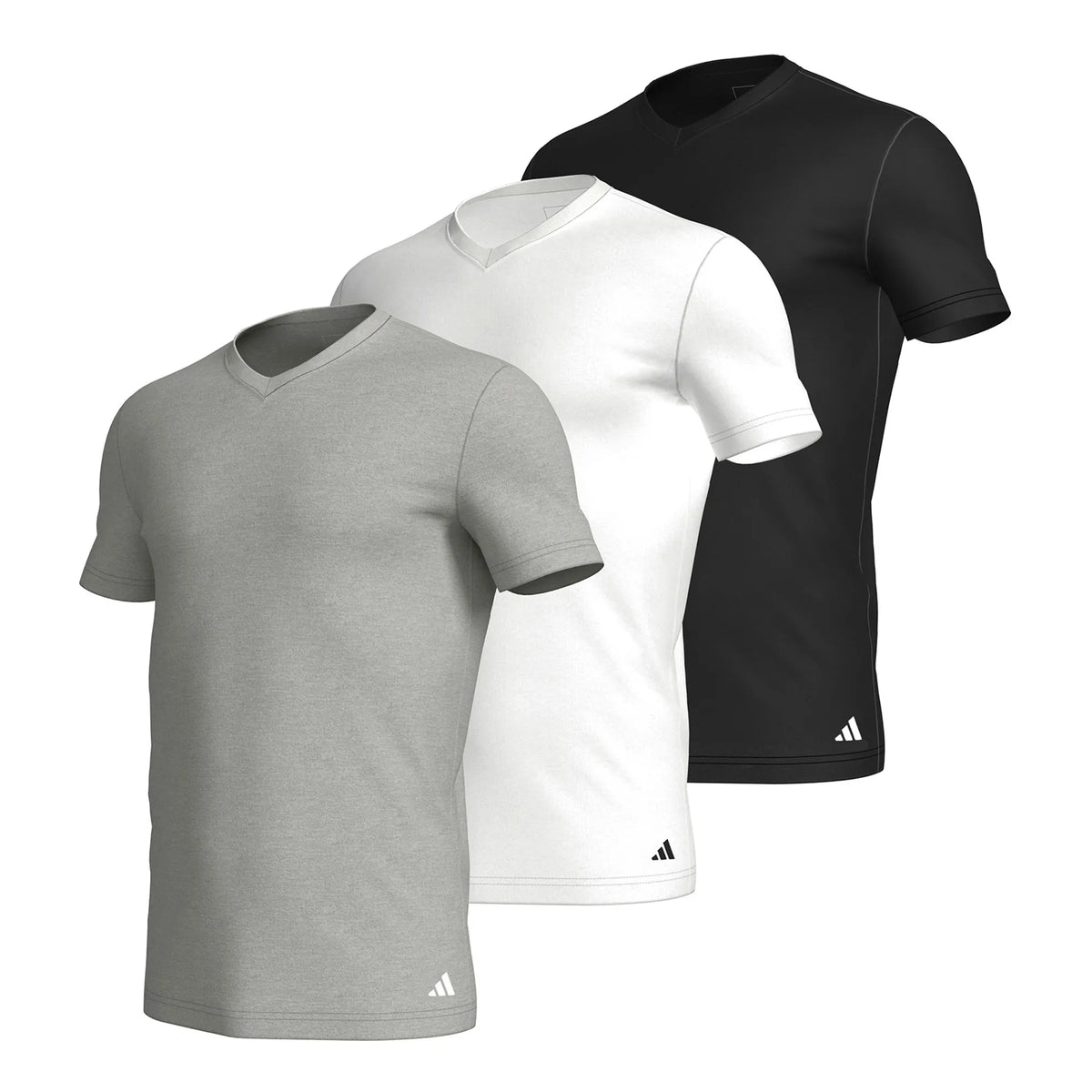 Koszulka Męska Adidas V-Neck Czarna