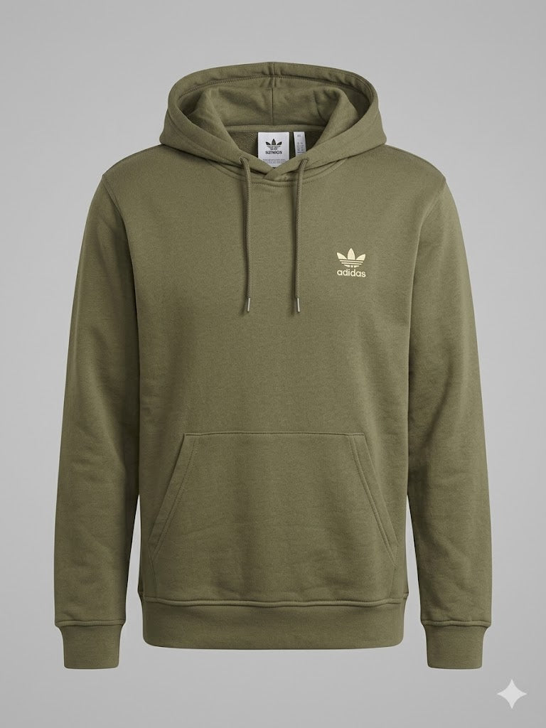 Oliwkowa Bluza Adidas Męska S z Kapturem AquaMagic Outlet