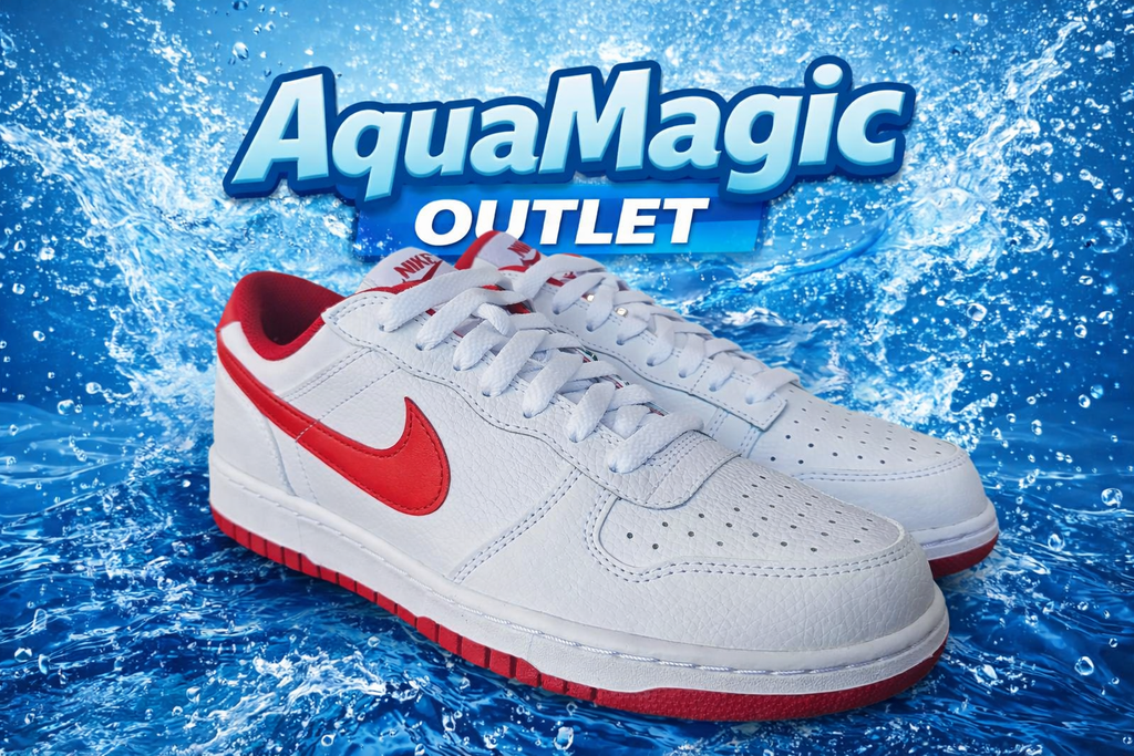 Buty Nike Big Low White / Gym Red – rozmiar 39