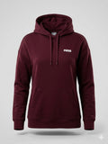 Bordowa Bluza Damska Puma z Kapturem | Rozmiar S | Hoodie AquaMagic Outlet
