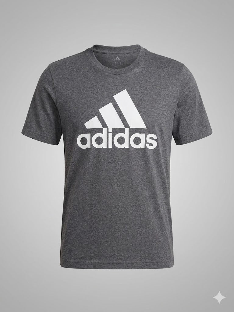 Szara Koszulka Męska Adidas z Logo – Rozmiar M AquaMagic Outlet