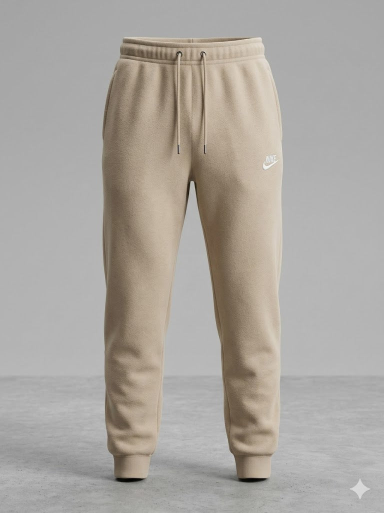 Beżowe Spodnie Dresowe Nike Damskie S – Joggery Sportswear AquaMagic Outlet