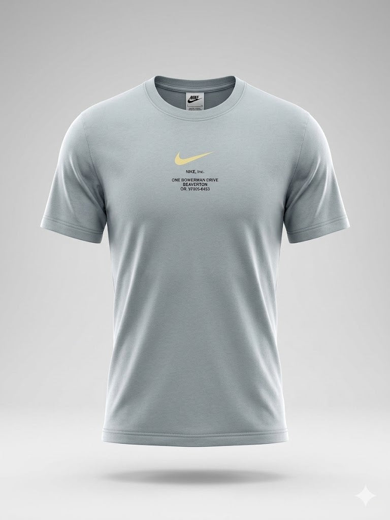 Szara Koszulka Męska Nike Swoosh by Nike | S AquaMagic Outlet
