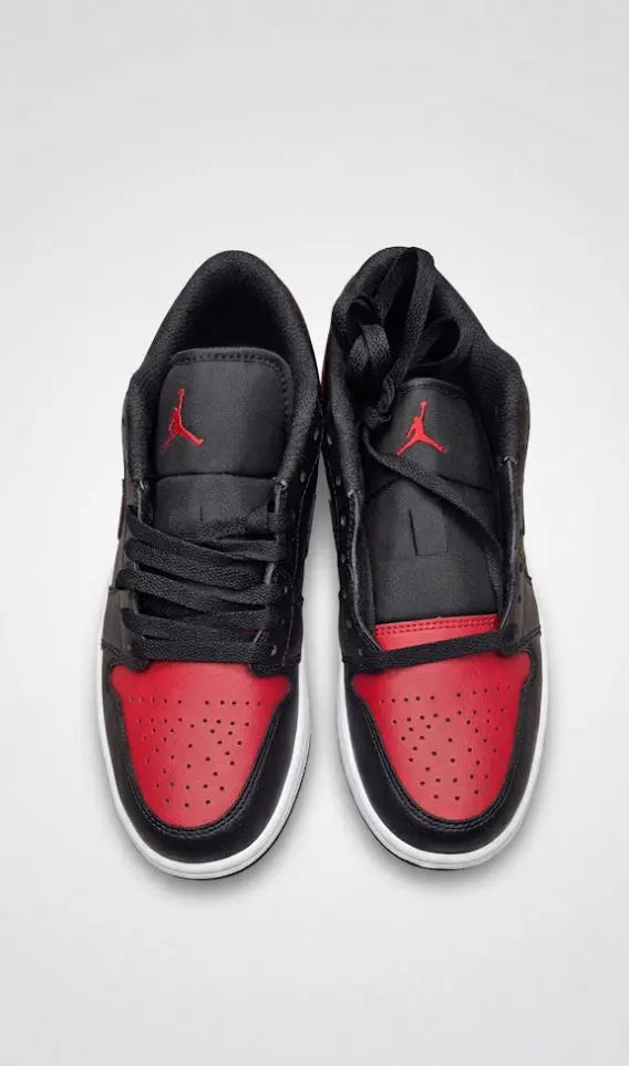 Air Jordan 1 Low Bred – Czarno-Czerwone Rozmiar 40 Aquamagic outlet