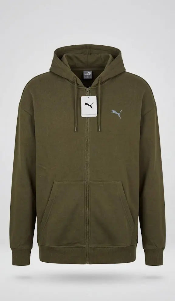 Męska Bluza Puma Rozpinana Khaki XL – Styl Relaxed Fit Aquamagic outlet