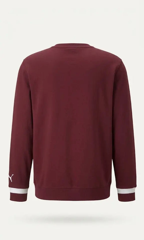 Bordowa Bluza Męska Puma Crewneck – Styl Retro Aquamagic outlet