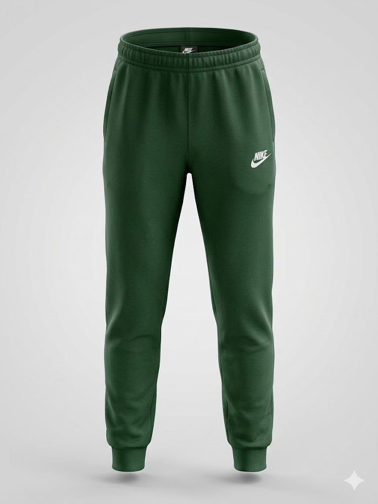 Zielone Męskie Spodnie Dresowe Nike Club Fleece – Rozmiar M AquaMagic Outlet