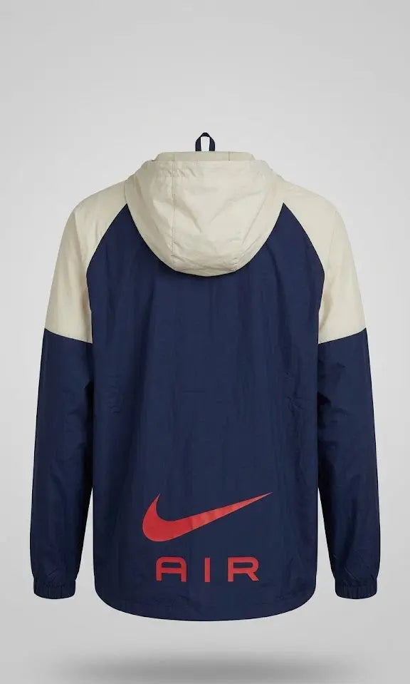 Męska Kurtka Nike Air XXL – Beżowo-Granatowa Wiatrówka Aquamagic outlet