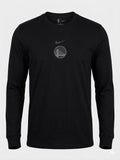 Czarny longsleeve męski Nike L | Golden State Warriors AquaMagic Outlet
