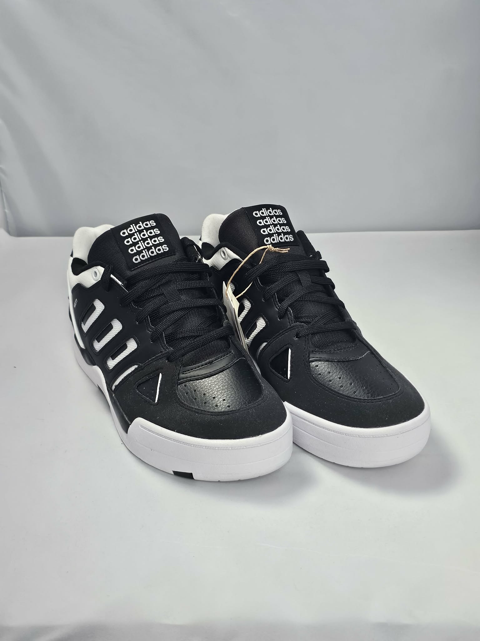 Adidas Midcity Low Czarne – Męskie Sneakersy Retro | Rozmiar 45 1/3 AquaMagic Outlet