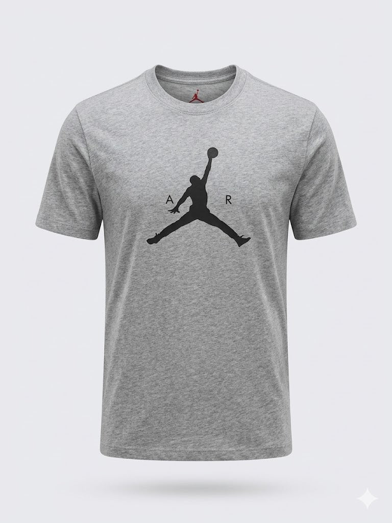 Szara koszulka męska Jordan L | T-shirt Air AquaMagic Outlet