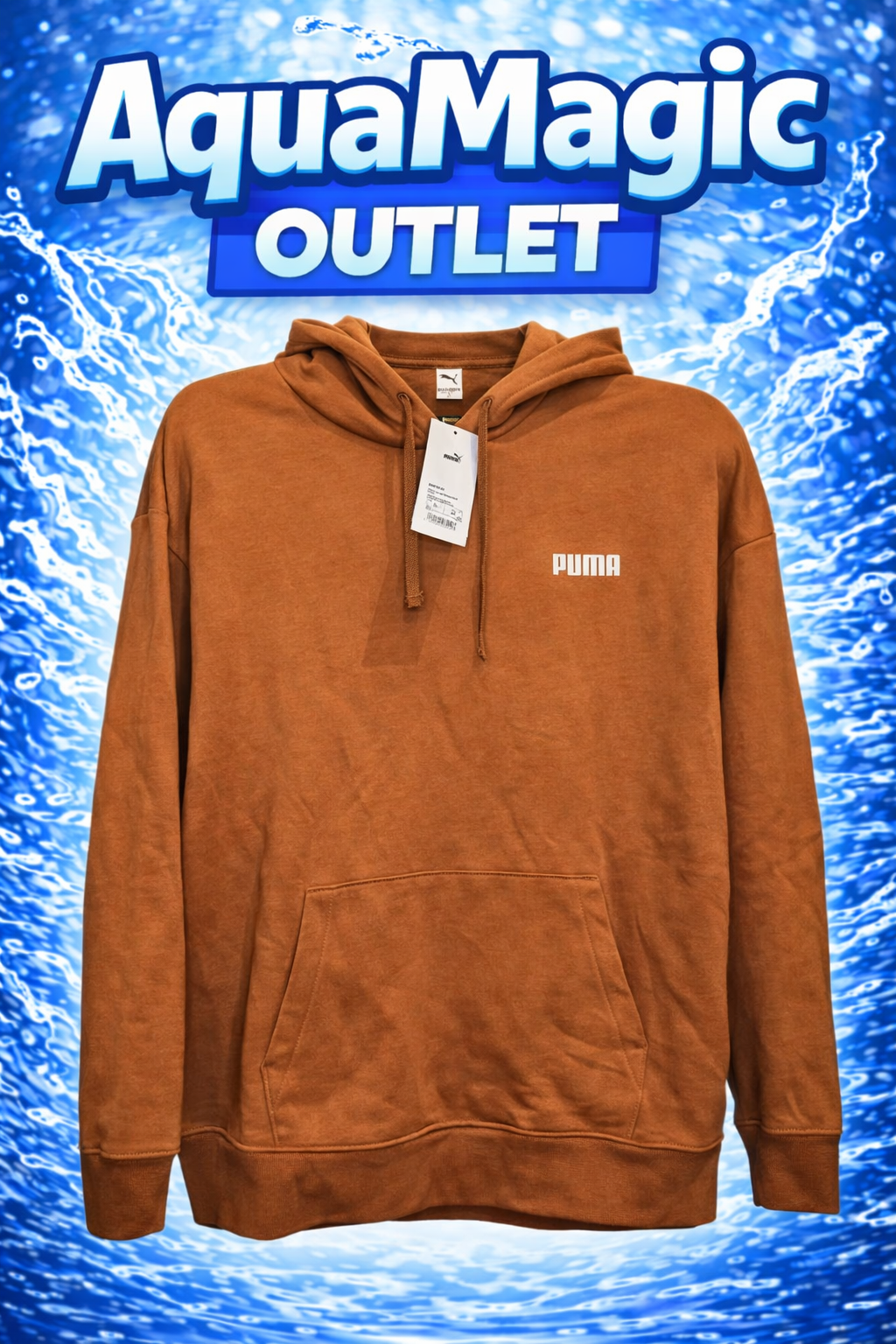 Bluza Puma Hoodie Pomarańczowa Basic – Damska Rozmiar XL