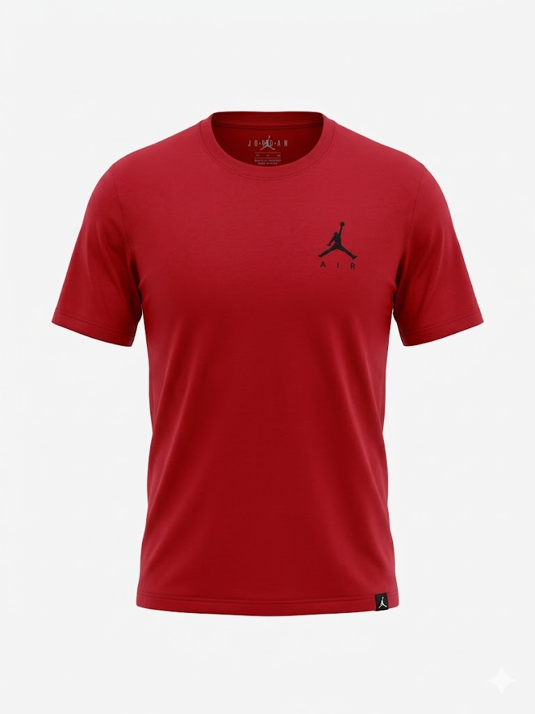 Czerwona Męska Koszulka Jordan Jumpman Rozmiar L AquaMagic Outlet