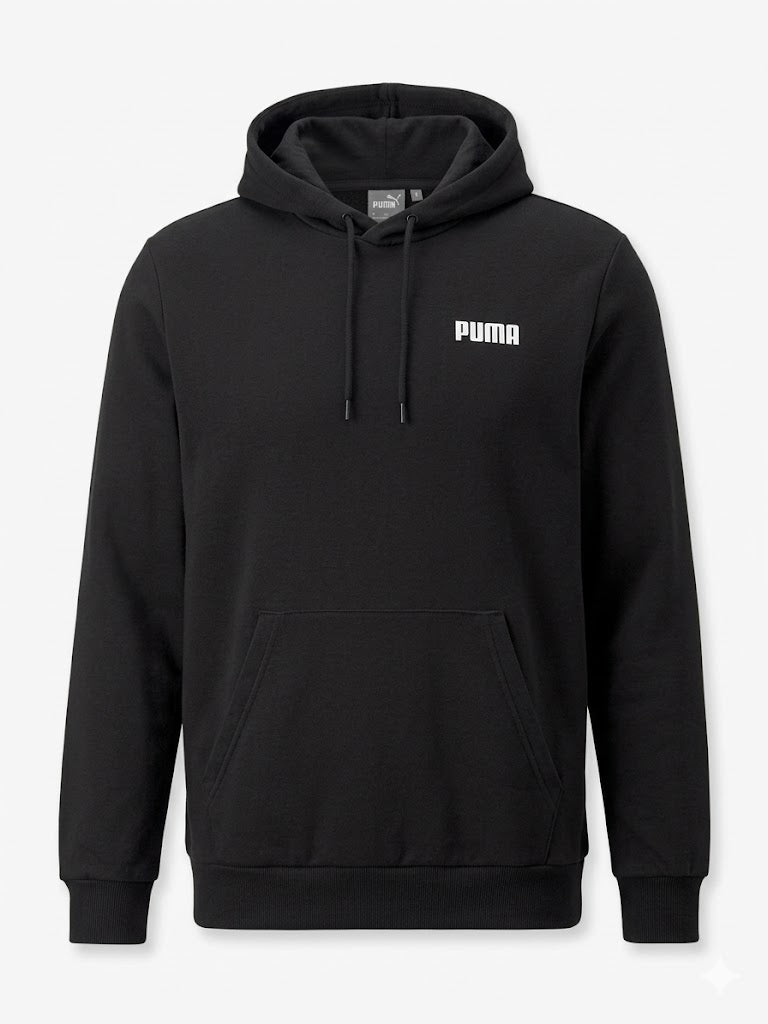 Czarna Bluza Męska Puma z Kapturem Rozmiar S AquaMagic Outlet