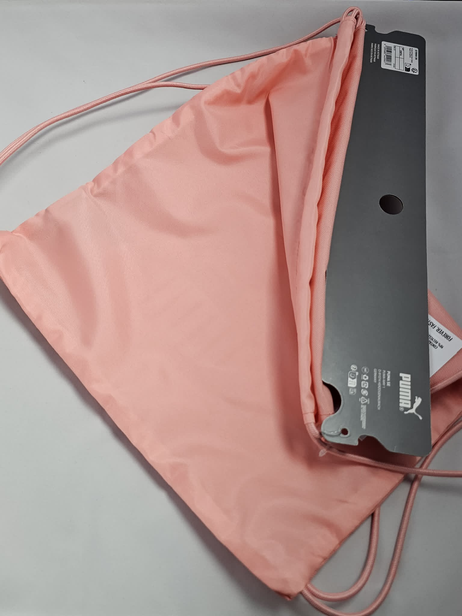 Brzoskwiniowy Worek Puma Phase Gym Sack | Lekki i Wytrzymały AquaMagic Outlet