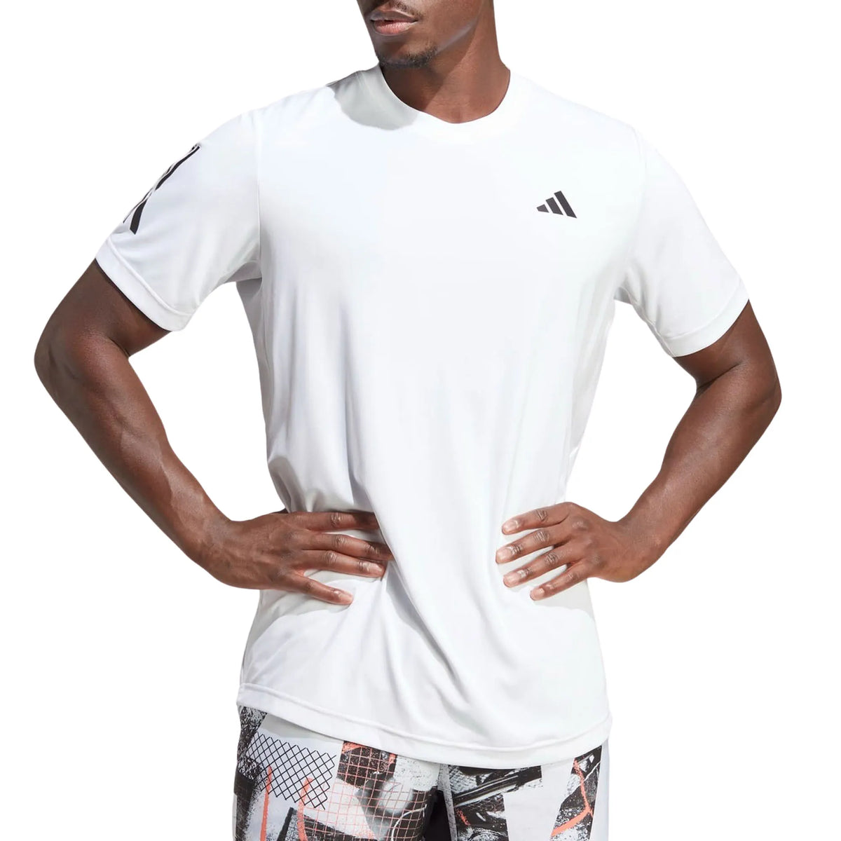 Koszulka Męska Adidas Club 3-Stripes Biała