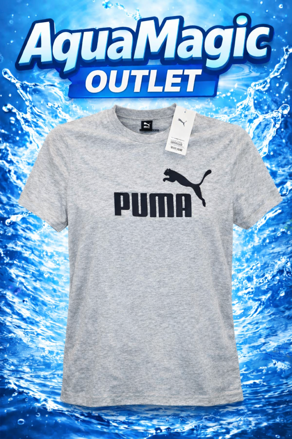 Koszulka Puma Szara  Damska S