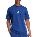 Koszulka Męska Adidas Essentials 3-Stripes Niebieska