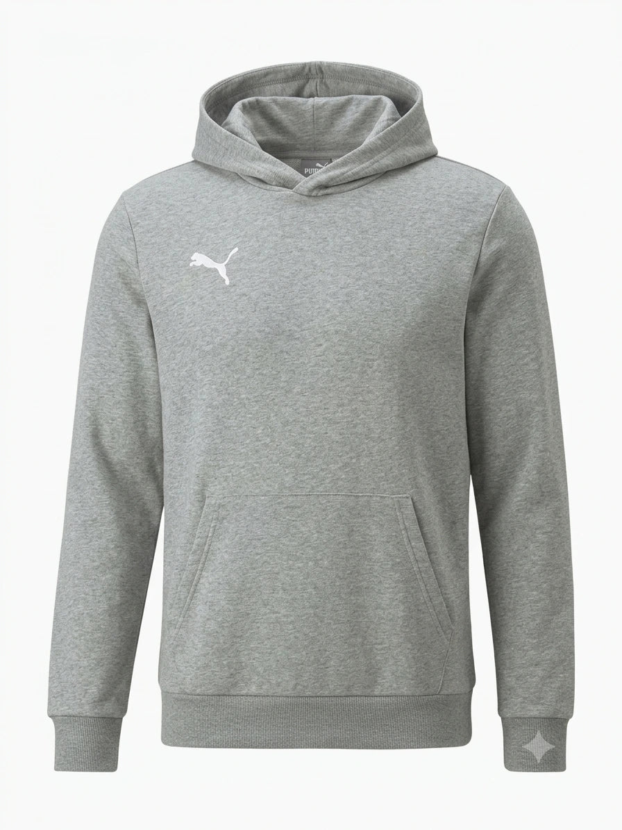 Szara Męska Bluza z Kapturem Puma – Wygoda i Styl AquaMagic Outlet