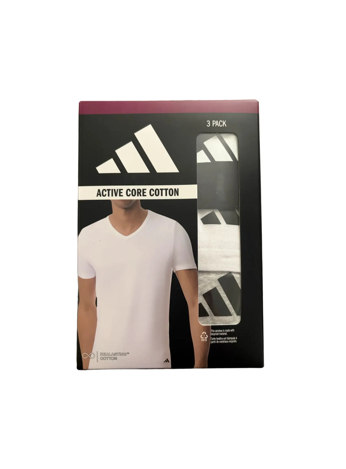 Zestaw 3 Męskich Koszulek Adidas Active Core Cotton – Wygoda AquaMagic Outlet
