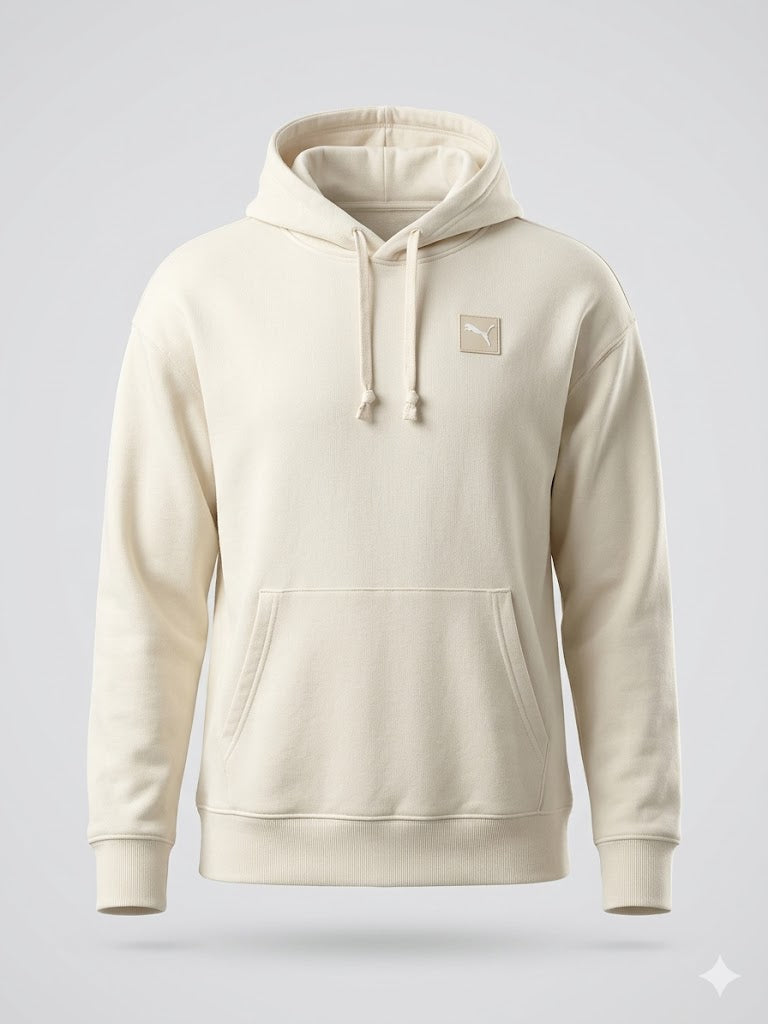 Kremowa Bluza Damska Puma z Kapturem Rozmiar S AquaMagic Outlet