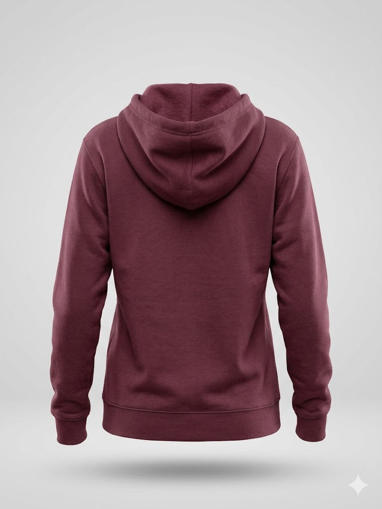 Bordowa Bluza Damska Puma z Kapturem | Rozmiar M | Hoodie AquaMagic Outlet