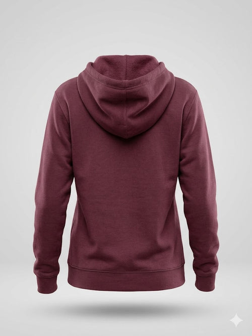 Bordowa Bluza Damska Puma z Kapturem | Rozmiar S | Hoodie AquaMagic Outlet