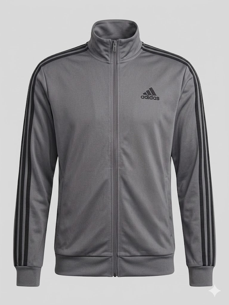 Szara Bluza Rozpinana Adidas Męska S – Ze Stójką AquaMagic Outlet
