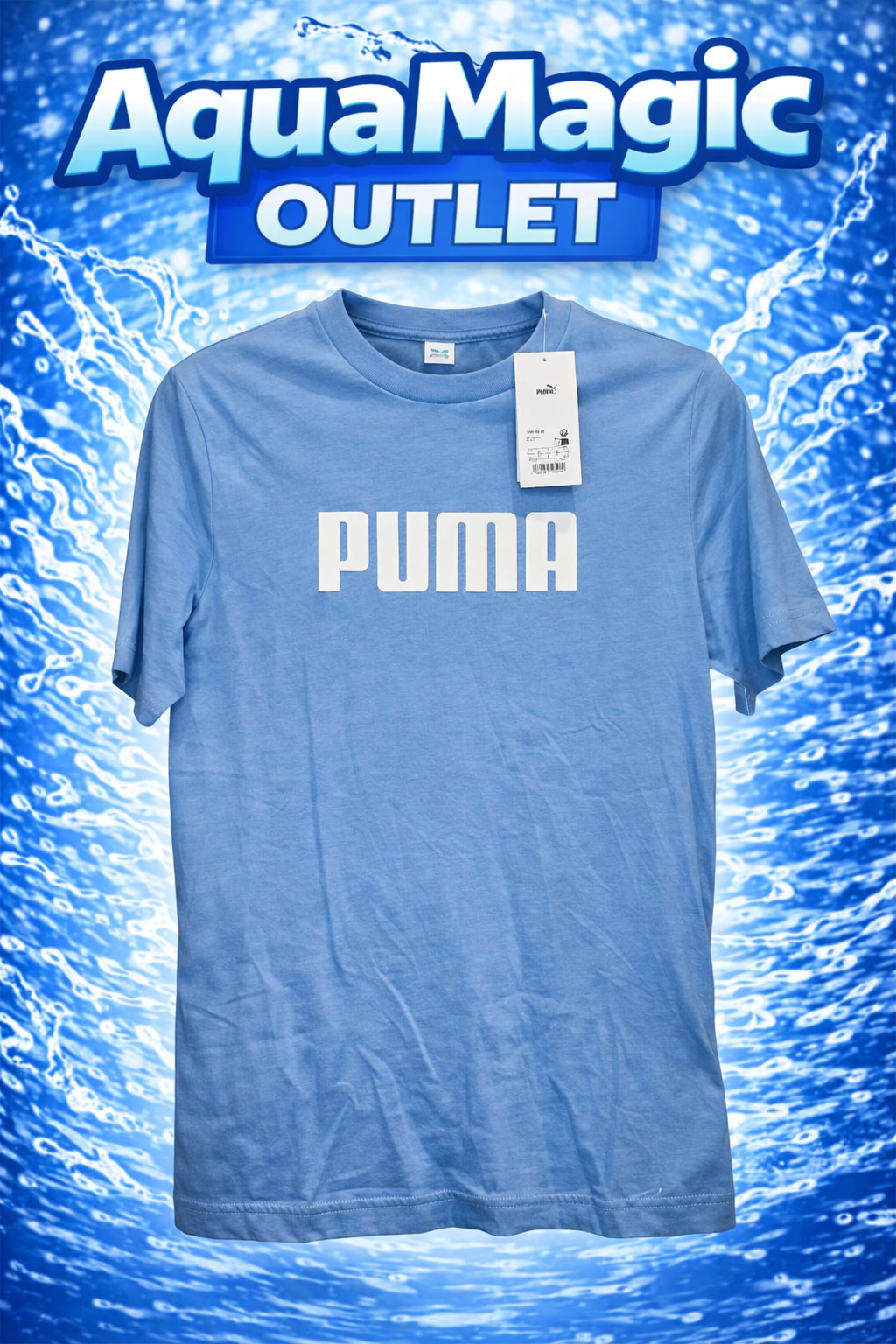 Koszulka Puma Niebieska Logo Rozmiar Męski L