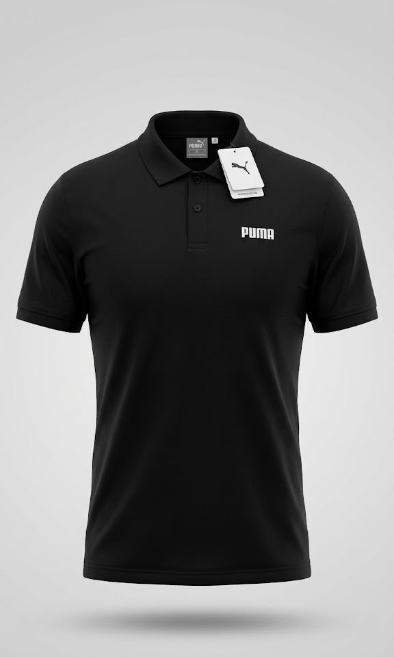 Czarna Koszulka Polo Puma XXL – Klasyczny Styl i Komfort AquaMagic Outlet