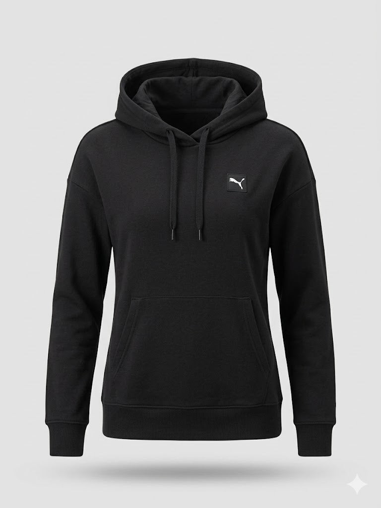 Czarna Bluza Damska Puma z Kapturem Rozmiar M AquaMagic Outlet