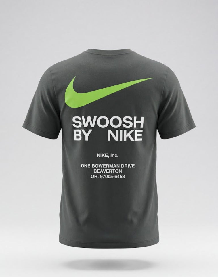 Ciemnozielona Koszulka Nike Swoosh Męska Rozmiar S AquaMagic Outlet