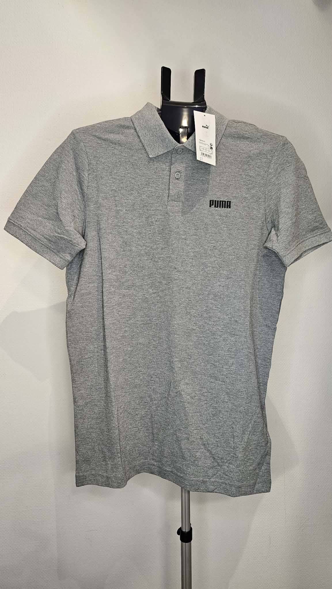 Koszulka Polo Puma Szara – Klasyczna Męska Rozmiar S