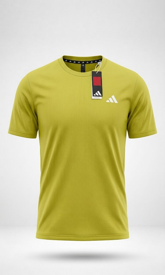 Koszulka Adidas Aeroready Limonkowa Rozmiar S – Męski T-shirt AquaMagic Outlet