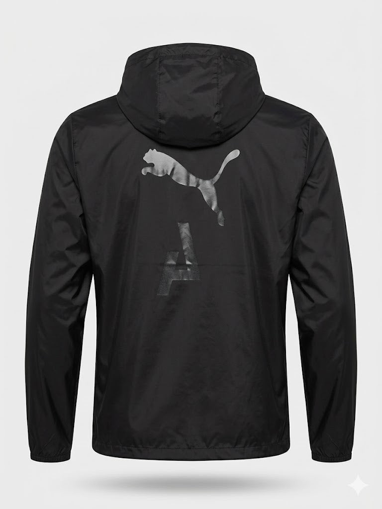 Czarna Wiatrówka Damska Puma Rozmiar XS – Lekka Kurtka Sportowa AquaMagic Outlet