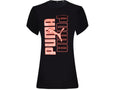 Czarna Koszulka Damska Puma Rebel Fashion Tee